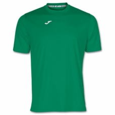 Футбольная футболка Joma Combi зеленая 100052.450 - фото 1